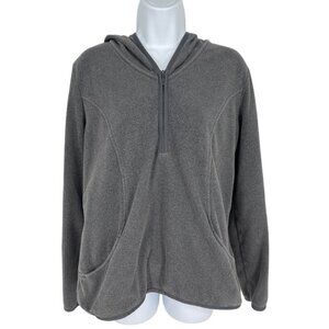 Rei Women's Long Sleeve 1/4 Zip Pullover Fleece Hoodie Size L